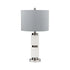 White & Grey Marble Table Lamp